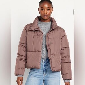 Old Navy Women's Mauve Puffer Jacket